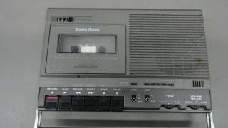 Radio Shack Voice Activated Cassette Recorder Ctr - 69 (great Vintage Item)