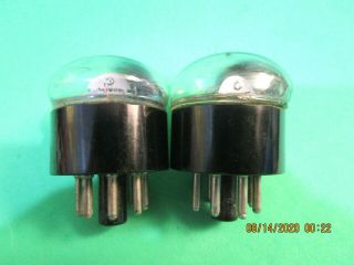 STRONG MATCH PAIR WESTERN ELECTRIC 713A TUBES 2