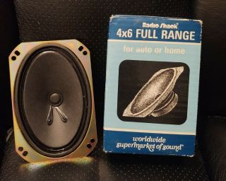 Full Range Speakers Radio Shack Realistic 4x6 Auto Or Home 40 - 1298c