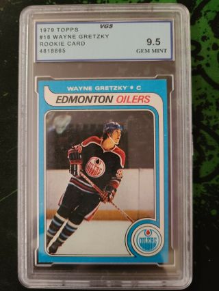 1979 - 80 Topps 18 Wayne Gretzky Rc Vgs 9.  5 Near Or Better