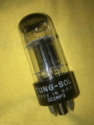 Tung - Sol 6sn7 Gtb Vintage Vacuum Tube Nos Black Plate 87/87