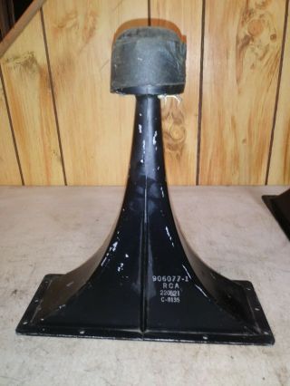 Vintage Rca 906077 Horn Driver 4 " X10 " Speaker Tweeter Metal Estate Find