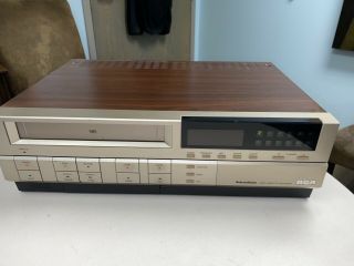 Vintage 1980’s Rca Selectavision Video Cassette Recorder Model Vkt325 See Detail