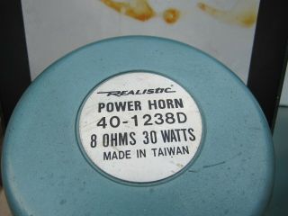 Realistic Power Horn Model 40 - 1238D,  8 Ohms,  30 Watts 2