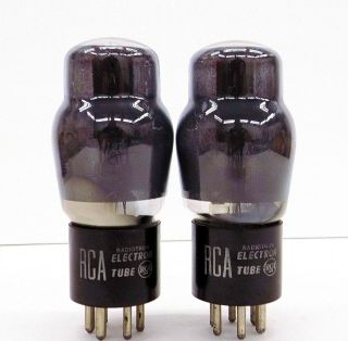 A Vintage 1950 Rca Type 42 Vacuum Tubes W/matching Date Codes