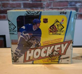 1983/84 Opc O - Pee - Chee Hockey Wax Box (48 Packs) Bbce Stevens Rc Gretzky Psa 10?