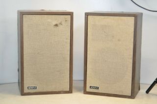 Rare Vintage Advent 3 Loud Speakers 6 " Woofer 1 " Tweeter | Bad Tweeters