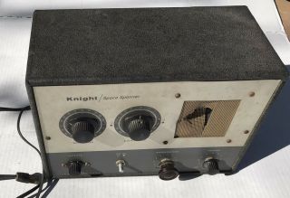 Vintage Allied Radio Knight Space Spanner 2 - Band Shortwave Receiver -