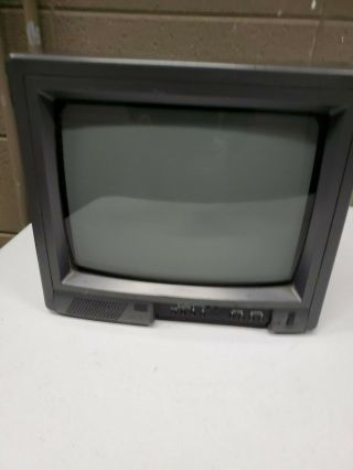 Vintage Retro Gaming Crt Color Tv 10 " Audiovox Portable Avt - 975 (g100)