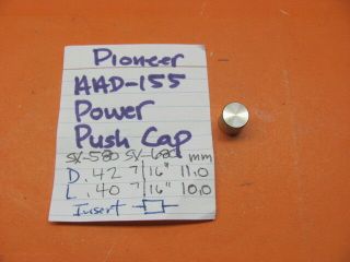 Pioneer Aad - 155 Power Push Cap Receiver Knob Sx - 580 Sx - 680