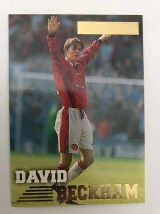 David Beckham Rookie Card Merlin Premier Gold