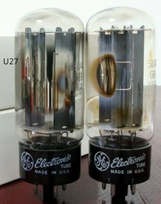 U27 Match 1 Pair Ge 5u4gb D Getter Tubes For Amplifier 5u4g U52 274a