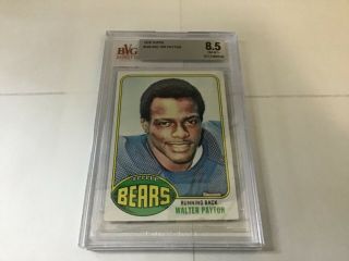1976 Walter Payton Rookie Bvg 8.  5 Nm - Mt,  Topps Rc Card Chicago Bears Invest