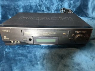 Hitachi Hi - Fi Stereo Vhs Payer Recorder Vcr,  Model Vt - Fx613a