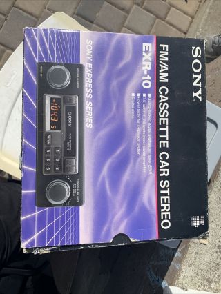 Sony Exr - 10 Fm/am Cassette Car Stereo