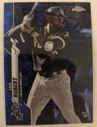Luis Robert 2020 Topps Chrome Sapphire Edition Rookie Rc White Sox