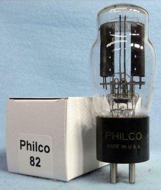 1 - Philco Type 82 Vacuum Tube Foil Getter Black Plates