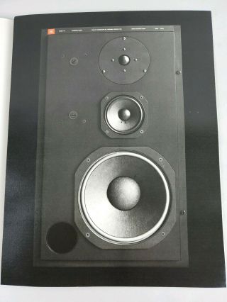 JBL L110 loudspeaker System Brochure 6 pages - 3