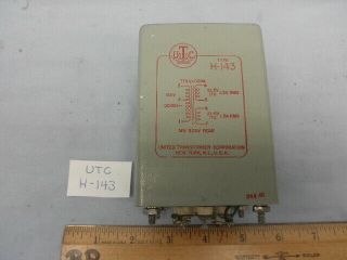 Utc H - 143 Hermetically Transistor Supply Transformer Nr