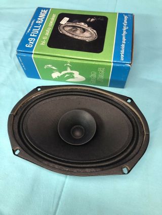 Vintage Realistic 6 X 9 Full Range Auto Car Speaker Nos 40 - 1260b