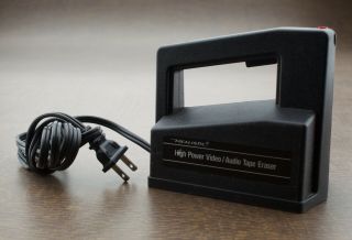 Realistic Radio Shack High Power Audio Video Bulk Tape Eraser 44 - 233a Usa Made
