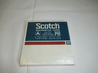 Scotch 5 " Inch Reel To Reel Magnetic Tape 1/4 " X 600 Ft 3m - Old Stock