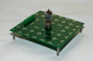 9 - Pin Socketed Vacuum Tube Prototyping Breadboard With Screw Terminals