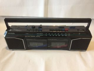 Vintage Ge 3 - 5630b Am/fm Stereo Dual Radio Cassette Recorder Boombox,