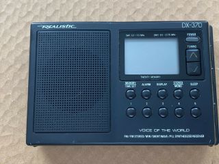 Realistic Dx - 370 " Voice Of The World " Am/fm/shortwave Synthesized Receiver Parts