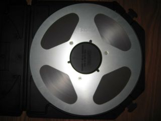 Scotch Aluminum Reel 10.  5 " 1/4 " 3 Screw Recording Tape With 3m Hard Case 10 1/2 "