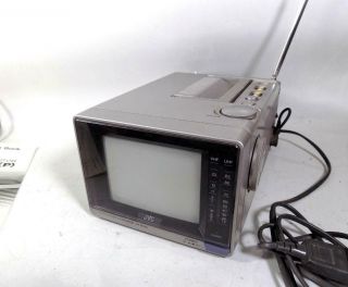 Vntg Jvc Cx - 60us (p) Mini Portable Color Television