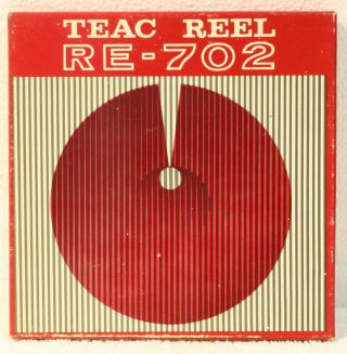Teac Re - 702 Take Up Reel & Labels - Reel To Reel Part