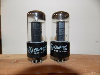General Electric 1950s 6v6gt Vacuum Tubes Real World Matched And Guaranteed