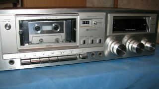 Vintage Sanyo Rd 5340 Stereo Cassette Deck Needs Minor Repair