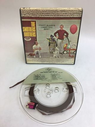 The Smothers Brothers Mom Always Liked You Best Reel To Reel Stereo Tape 4 Track