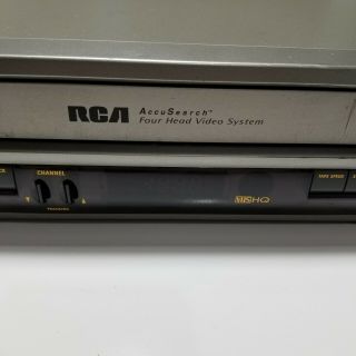RCA VR552 VCR 4 Head Video Cassette Recorder VHS Tape Player No Remote 3