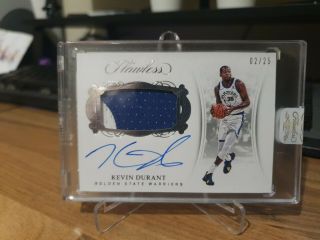 2017 - 18 Kevin Durant Panini Flawless Patch Auto /25