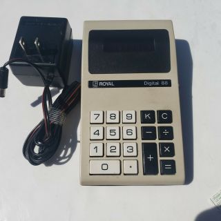 Vintage Royal Model Digital 88 Electronic Calculator