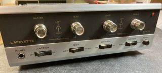 Lafayette La - 424 Quadnaural Auxillary Amplifier Quad 4 Channel Stereo