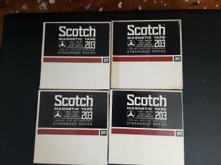 4 Scotch 3M Brand 203 or Other Magnetic 7 