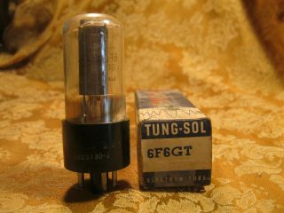 Vintage Nos Nib Tung - Sol 6f6gt Tube Gray Plates Bitmatic