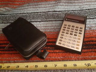 Vintage Texas Instruments Ti Business Analyst 1 Calculator W/ Rare Case