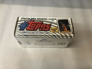 2003 - 04 Topps Basketball Factory Complete Set LeBron James Rookie Card 3