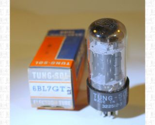 Tung Sol 6bl7gt 6bl7 Vacuum Tube Made In Usa Nos,  Box
