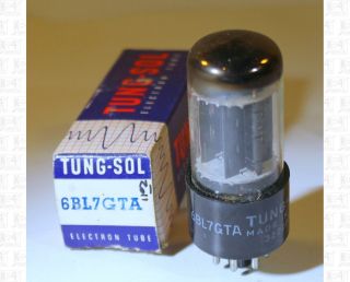 Tung Sol 6bl7gta 6bl7 Vacuum Tube Made In Usa Nos,  Box