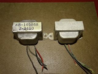 Pair,  Western Electric Output Transformers For 100f Amplifier,  Good
