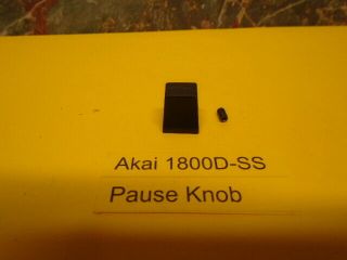 Akai 1800d - Ss Reel To Reel Pause Knob With Mount Screw