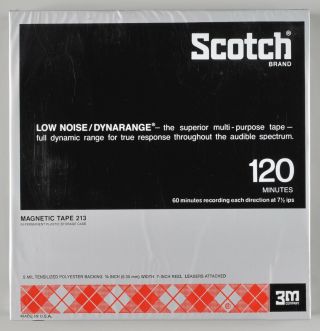 Scotch 120 Minute Magnetic Reel To Reel Blank Recording Tape No 213 - 1/4 - R120