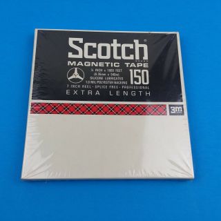 Scotch Magnetic Tape Reel To Reel 150 Extra Length 7 In 1/4 In 3m