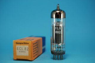Siemens Ecl82 6bm8 Nos Nib Triode Beam Power Tube (g)